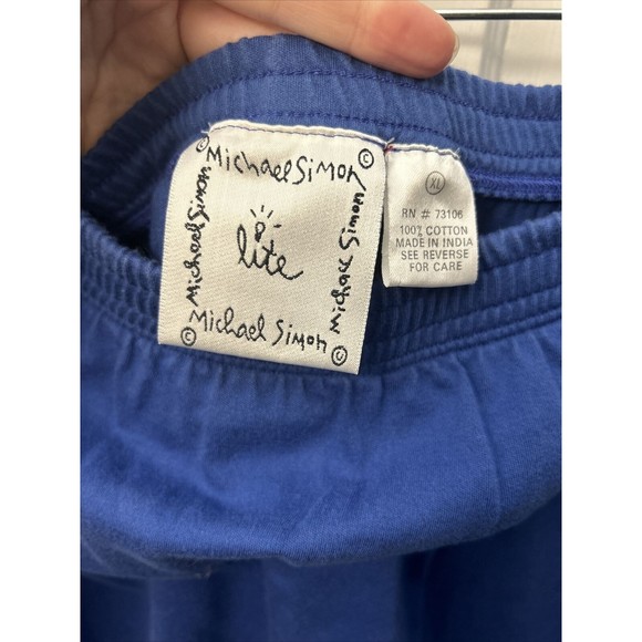 Vintage Michael Simon Women’s XL Skiing Embroidered Cardigan and Skirt SET Blue - Picture 11 of 11